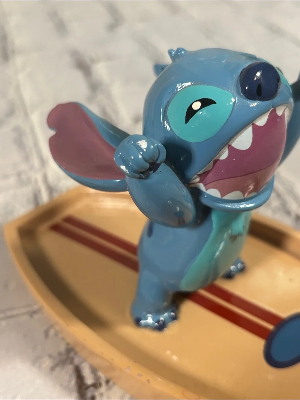 Disney Lilo & Stitch Surfing Statue Trinket Tray